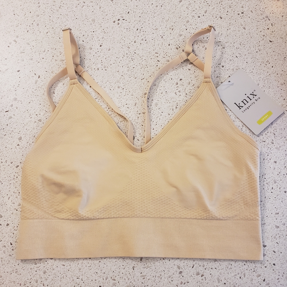 Knix Longevity sports bra M nude 34" band - Picture 1 of 5